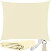 GARDLOV 23144 Sonnensegel 4x3 m beige Produktbild-Vorschau 9
