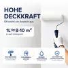 Plid Wandfarbe Polarweiß 10 Liter, matt, emissions- und Produktbild-Vorschau 3
