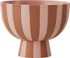 OYOY Toppu Mini, Braun, Pink, Steingut, 12,6 cm, 100 mm Produktbild-Vorschau 1