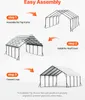 VEVOR Zeltgarage, 5,8x6x3,77 m, Carport mit stabilem Rahmen Produktbild-Vorschau 6