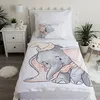 JERRY FABRICS Pościel dziecięca bawełniana Dumbo Grey, Podgląd zdjęcia produktu 2