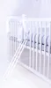 KMbaby Babybett Jose weiss 120x60 mit 10tlg Bettwäsche Set Produktbild-Vorschau 3