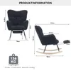 STILVORA: Sillón mecedora moderno, sillón de relax con Vista previa de la imagen del producto 7