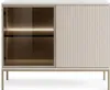Kommode Lagos Kaschmir Beige mit LED-Beleuchtung – 104 cm, Produktbild-Vorschau 3