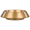 A gold-colored plastic bowl is shown against a white background. Produktbild-Vorschau