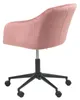 BELIANI Arbeitshocker Rosa Samtstoff Modern Produktbild-Vorschau 8