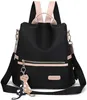 Damen Rucksack, Cityrucksack leger, Nylon Schultertasche Produktbild-Vorschau 1