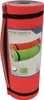 Robuste Fitnessmatte Yogamatte Rot grau 180 x 50 x 1,2 cm Produktbild-Vorschau 1