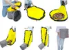 A collage of images showing a toy storage bag with a play mat feature. Náhľad obrázku produktu