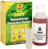 A box and bottle of COMPO Rasenunkraut-Vernichter Perfekt, a lawn weed killer. Produktbild-Vorschau