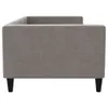 vidaXL Tagesbett Taupe 90x200 cm Stoff Produktbild-Vorschau 4