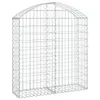 vidaXL Gabion avec arc surélevé 100x30x100/120 cm Fer Voir les images du produit 1