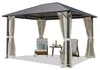 TOOLPORT Tonnelle de Jardin 3x3,65 m avec Toit en Acier - Voir les images du produit 1