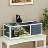 PawHut Schildkrötenhaus aus Holz, Schildkrötengehege mit Produktbild-Vorschau 3