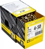 200 viti per legno per pannelli truciolari, 4x50 mm, testa Anteprima dell’immagine prodotto 6