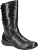 A black leather boot is shown against a white background. Produktbild-Vorschau