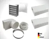 Abluftset Mauerkasten 150 mm Edelstahl mit Rückstauklappe, Produktbild-Vorschau 4