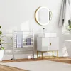 kleankin Badspiegel Wandspiegel mit LED-Leuchte Dimmbarer Produktbild-Vorschau 8