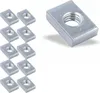 10x Nutenstein | Gewindeplatte 15x10x4 mm M6 Gewinde mittig Produktbild-Vorschau 1