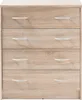 Kommode >Olli< in Sonoma-Eiche - 74x86x35cm (BxHxT) Produktbild-Vorschau 4