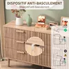 Cassettiera a 6 cassetti in legno naturale, design moderno Anteprima dell’immagine prodotto 9