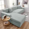 (Silver Grey) Stretch Polyester Elastan Sofa Slipcover, Náhled obrázku produktu 2
