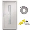 vidaXL Drzwi wejściowe białe 108x208 cm PVC Podgląd zdjęcia produktu 4