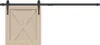 vidaXL Mini Schiebetürbeschlag Set für Schranktüren 122 cm Produktbild-Vorschau 2