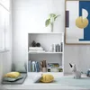 vidaXL Libreria bianca 60x24x74,5 cm Materiale a base di Anteprima dell’immagine prodotto 2