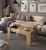 lukmebel Couchtisch APERTO ausklappbar, Eiche Wotan, Weiß, Produktbild-Vorschau 2