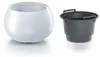 Weißer Gartenblumentopf mit ovalem Einsatz Heos Produktbild-Vorschau 5