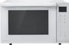 A white Panasonic microwave oven is shown from the front against a white background. Produktbild-Vorschau