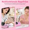 Nagelfräser, Elektrischer Nagelfeile, Nagelbohrer Set, Produktbild-Vorschau 6