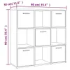 VidaXL 815551, Brązowy, Dąb, 9 pół., Drewno, Drewno, 900 Podgląd zdjęcia produktu 7