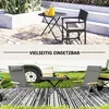 Outsunny tavolo da giardino pieghevole 70 x70 cm, tavolo da Anteprima dell’immagine prodotto 8