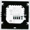The back of a digital thermostat showing connection terminals and labels. Produktbild-Vorschau