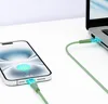 QUALO Transparentes Nylonkabel USB-C – Lightning 1,5 m 2,4A Produktbild-Vorschau 8