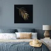 MuchoWow® Poster Pflanzen - Gold - Schwarz - Blätter - Produktbild-Vorschau 4
