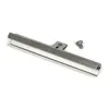 A stainless steel grill part and a screw on a white background. Voir les images du produit