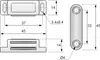 10x Magnetschnäpper Möbelmagnet Schnäpper push up Magnet Produktbild-Vorschau 2