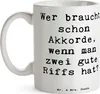 Mr. & Mrs. Panda Tasse Spruch E-Gitarre Zwei Riffs - Weiß - Produktbild-Vorschau 3