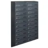 Briefkastenanlage 20er GDS Anthrazit RAL 7016, 20 cm Tiefe Produktbild-Vorschau 1