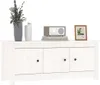 vidaXL Scarpiera bianca 110x38x45,5 cm in legno di pino Anteprima dell’immagine prodotto 9