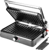 Kontaktný gril 2000 W Huslog čierny Náhľad obrázku produktu 1