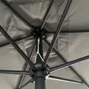 Gerader Sonnenschirm HAPUNA rechteckig 2x3m grau Produktbild-Vorschau 5
