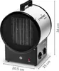 TROTEC Keramik-Heizlüfter TDS 30 M mit 5 kW, zwei Produktbild-Vorschau 3