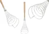 Schneebesen Eierquirl Schneebesen Springstab Holz Edelstahl Produktbild-Vorschau 1