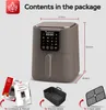 TurboTronic Heißluftfritteuse XL 6 l – AF250 – Airfryer Produktbild-Vorschau 2