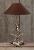 BOLTZE Lampe Geweih silber/braun H54cm Produktbild-Vorschau 1