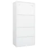 vidaXL Kleiderschrank Weiß 80x50x180 cm Stahl -  Produktbild-Vorschau 13